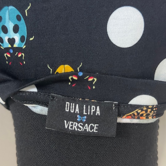 VERSACE X DUA LIPA EMBROIDERED BUTTERFLY TOP SIZE 40 - Picture 7 of 7